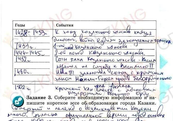 ГДЗ рабочая тетрадь по истории 6 класс Артасов страница 107. Фрагмент 1 / 2