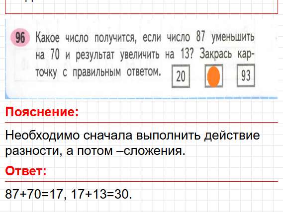 Страница 60 - ГДЗ математика 2 класс Моро, Волкова - рабочая тетрадь. Часть 1. Фрагмент 6 / 6