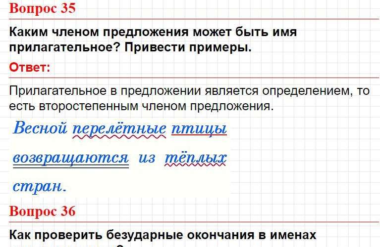 Вопросы для повторения, страница 94 - ответы по русскому языку 4 класс Голубь (тематический контроль). Фрагмент 15 / 38
