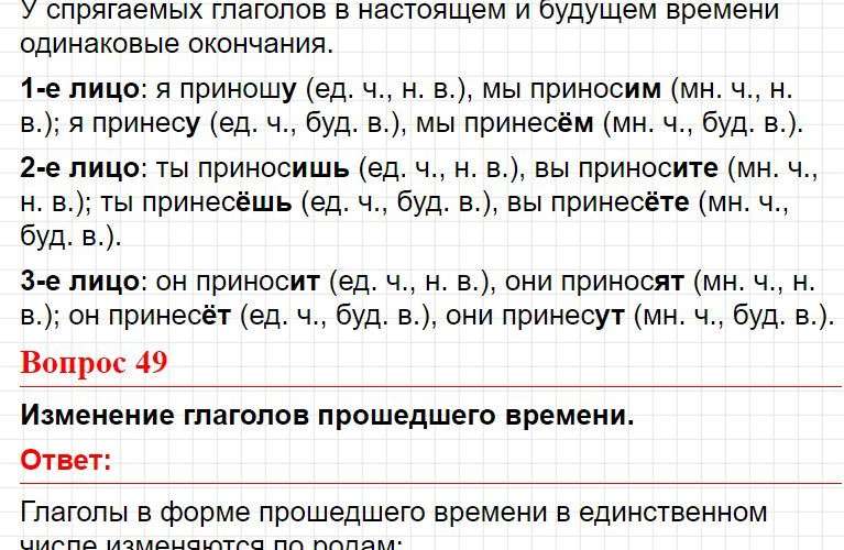 Вопросы для повторения, страница 94 - ответы по русскому языку 4 класс Голубь (тематический контроль). Фрагмент 31 / 38